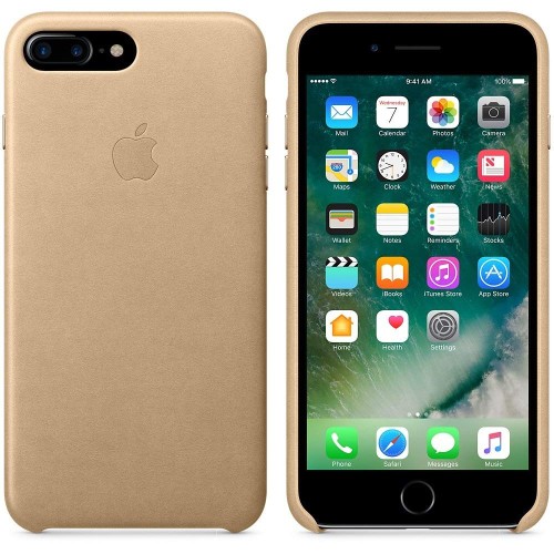 Apple Custodia in pelle per iPhone 8 Plus / 7 Plus - Sahara Apple Custodia in pelle per iPhone 8 Plus / 7 Plus - Sahara